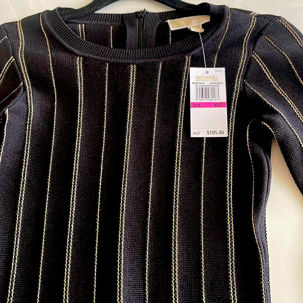 Michael Kors Black and gold Dress Size XXS